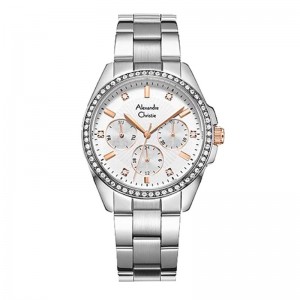 Alexandre Christie AC 2A49 Silver White Rosegold BFBSSSLRG